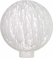 Samlepære Globe glas Hvidmaleret 100Ø 24mm gevind (Passer til adaptor 7001014 og 7001027)